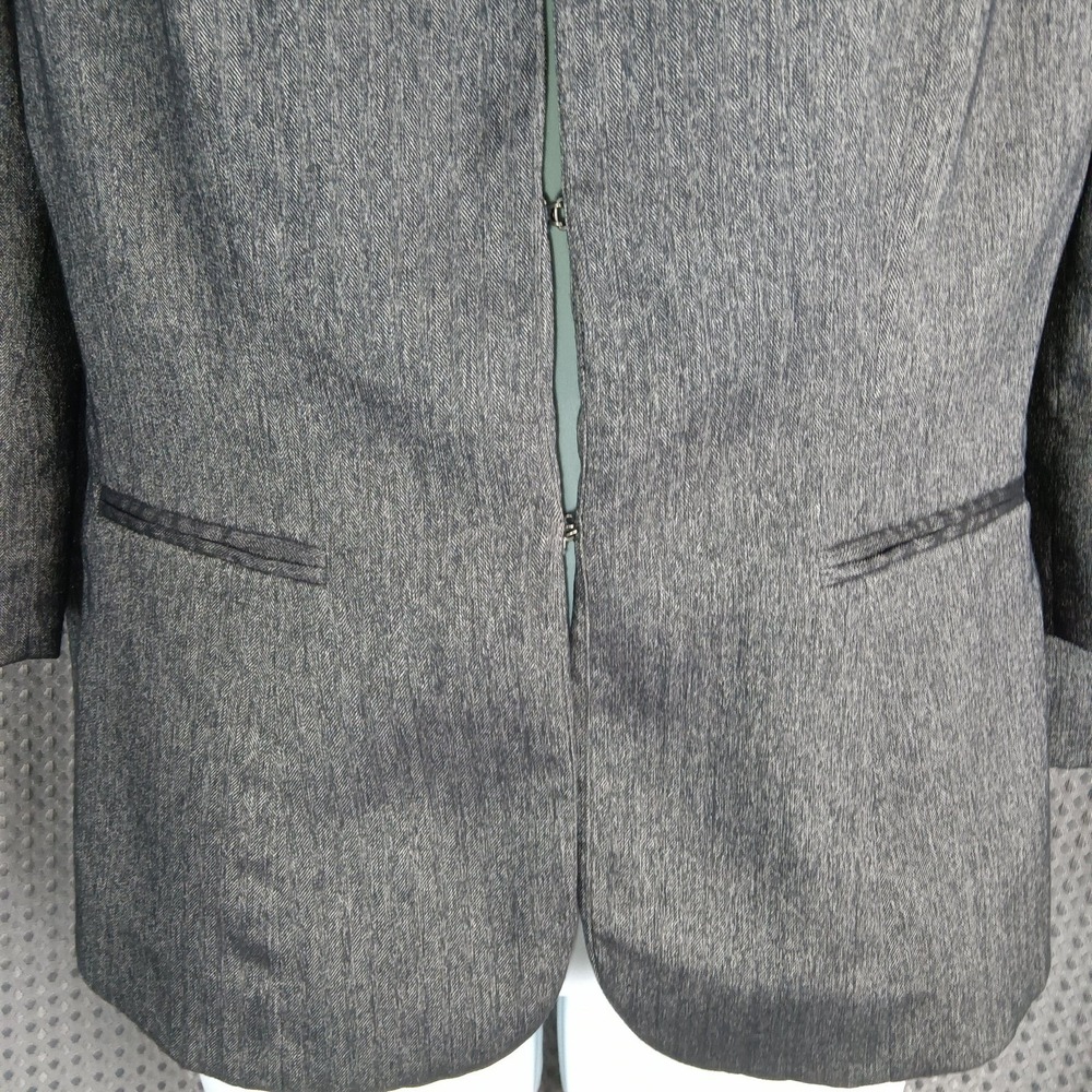 Antonio Melani Women's Suit Set Jacket Skirt Herringbone Metallic Size 4 - Picture 11 of 16